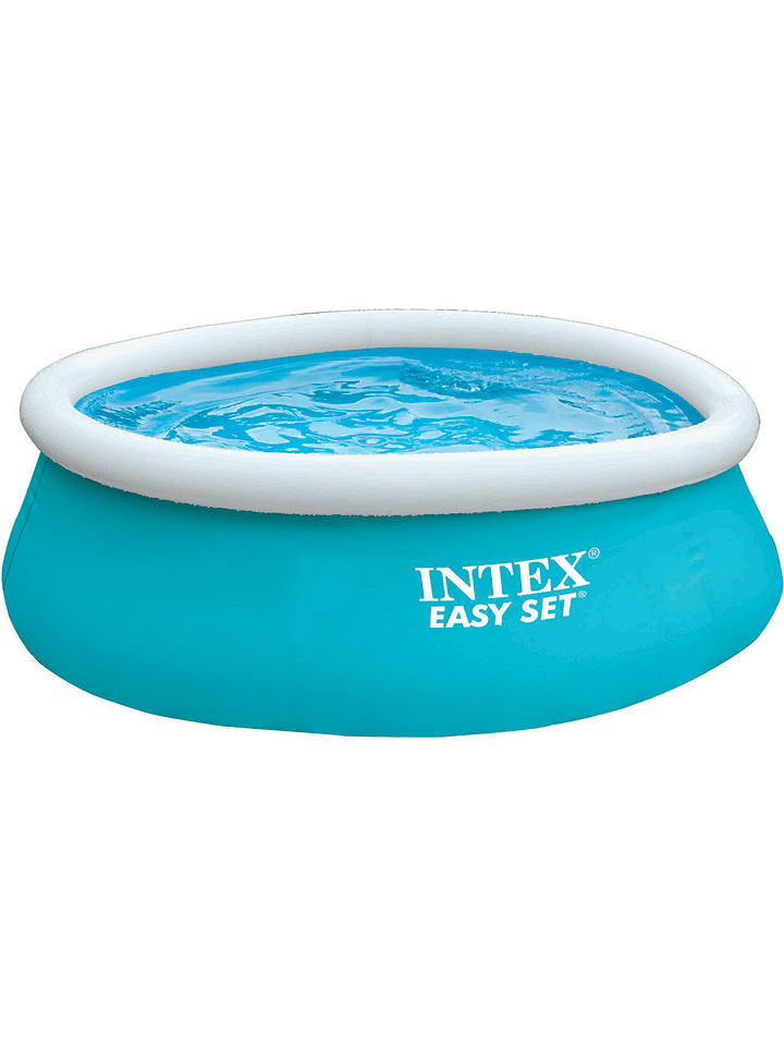 Intex Basen rodzinny "EasySet" w kolorze turkusowym - wys. 51 x Ø 183 cm - 5+ rozmiar: onesize
