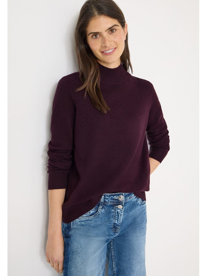 Cecil Sweter w kolorze fioletowym rozmiar: M