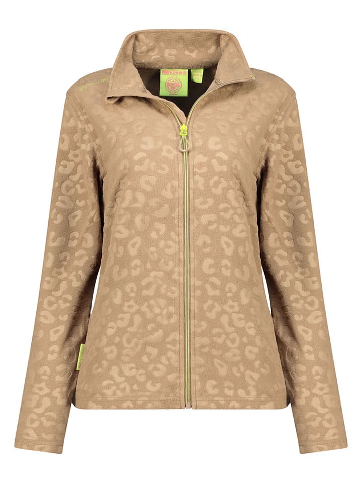 Geographical Norway Bluza polarowa w kolorze szarobrązowym rozmiar: XL