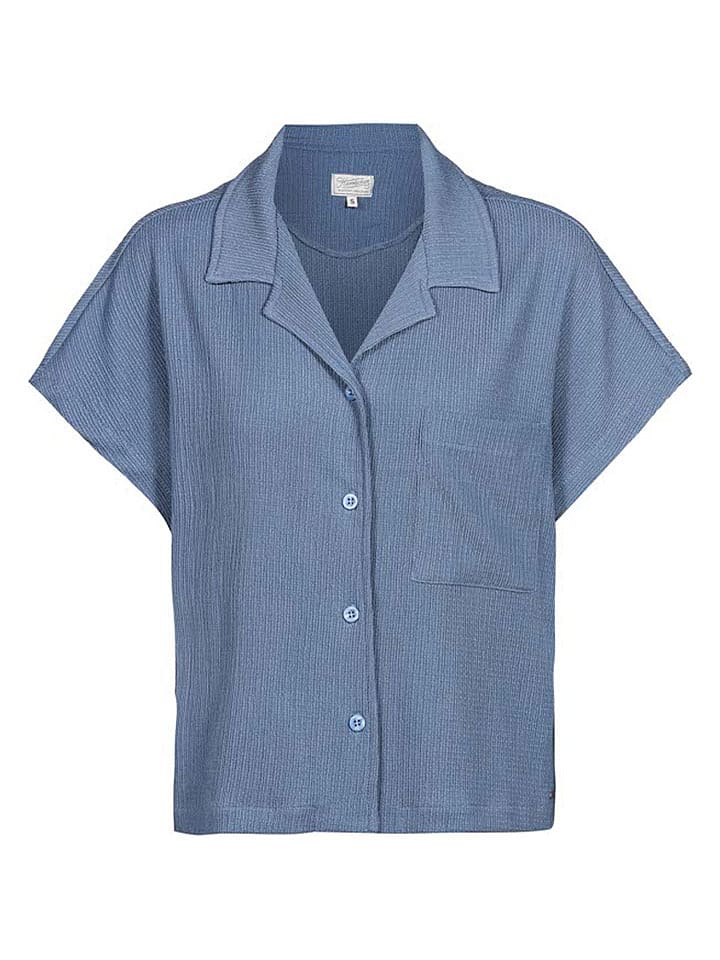 Herrlicher Bluzka "Elison" w kolorze niebieskim rozmiar: L