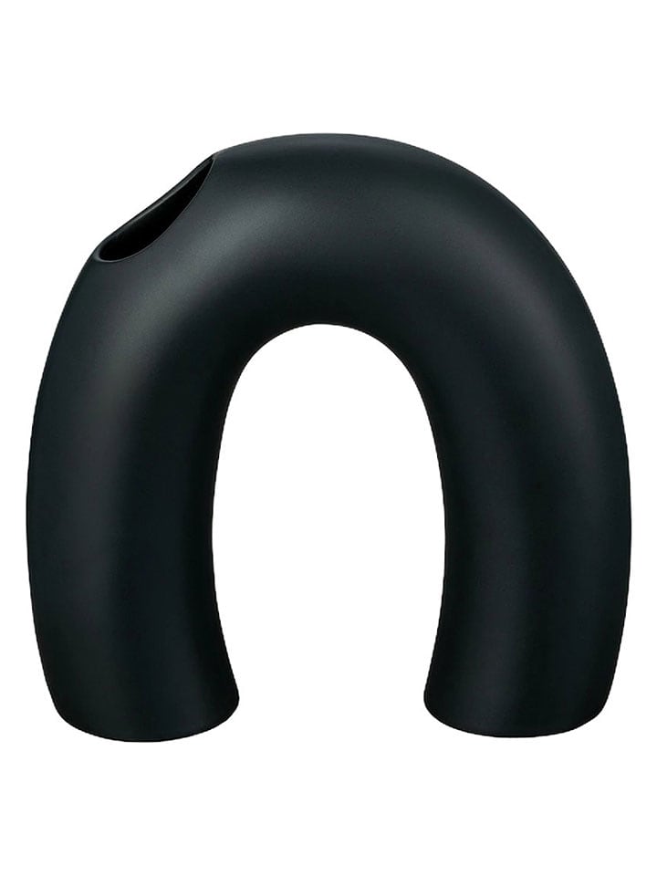 Blomus Wazon "Kagetsu" w kolorze czarnym - 18 x 6 cm rozmiar: onesize