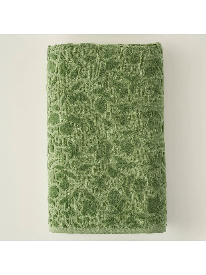 BELLA MAISON Ręcznik kąpielowy "Jolia" w kolorze zielonym - 150 x 90 cm rozmiar: onesize