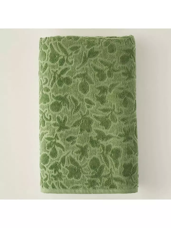 BELLA MAISON Ręcznik kąpielowy "Jolia" w kolorze zielonym - 150 x 90 cm rozmiar: onesize