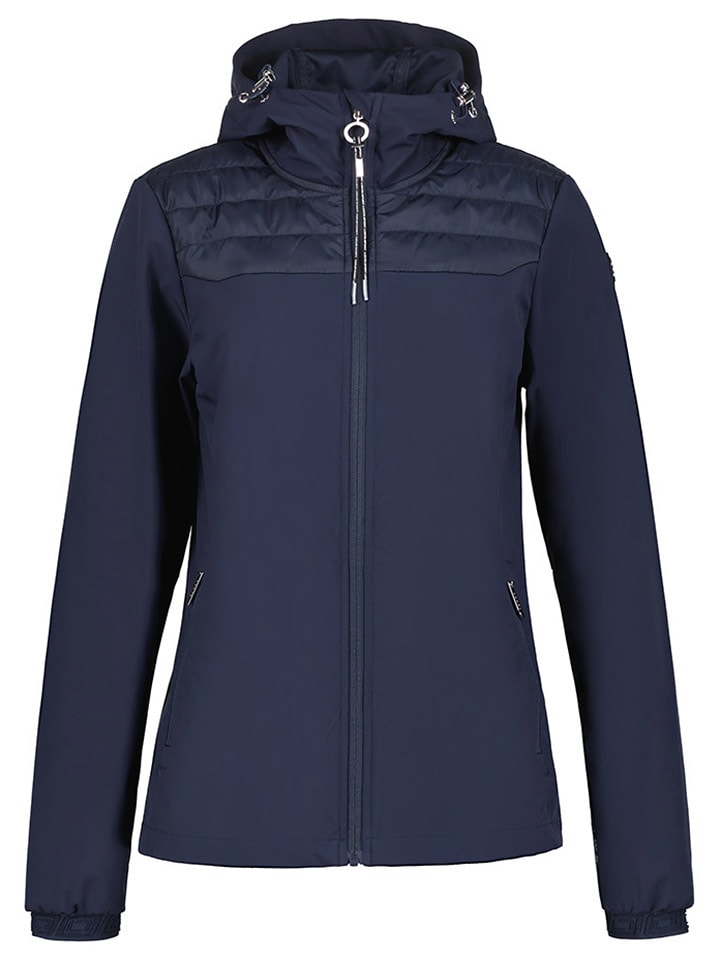 LUHTA Hybrydowa kurtka softshellowa "Arantila" w kolorze granatowym rozmiar: 36