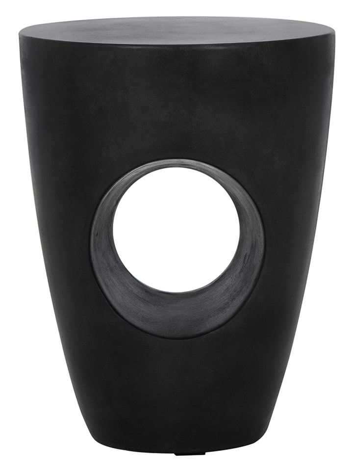 Safavieh Stolik w kolorze czarnym - wys. 45 x Ø 36 cm rozmiar: onesize