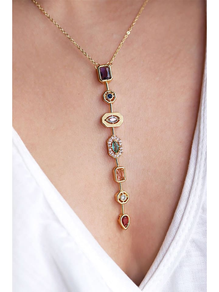 Lodie Silver Naszyjnik z elementami ozdobnymi rozmiar: onesize