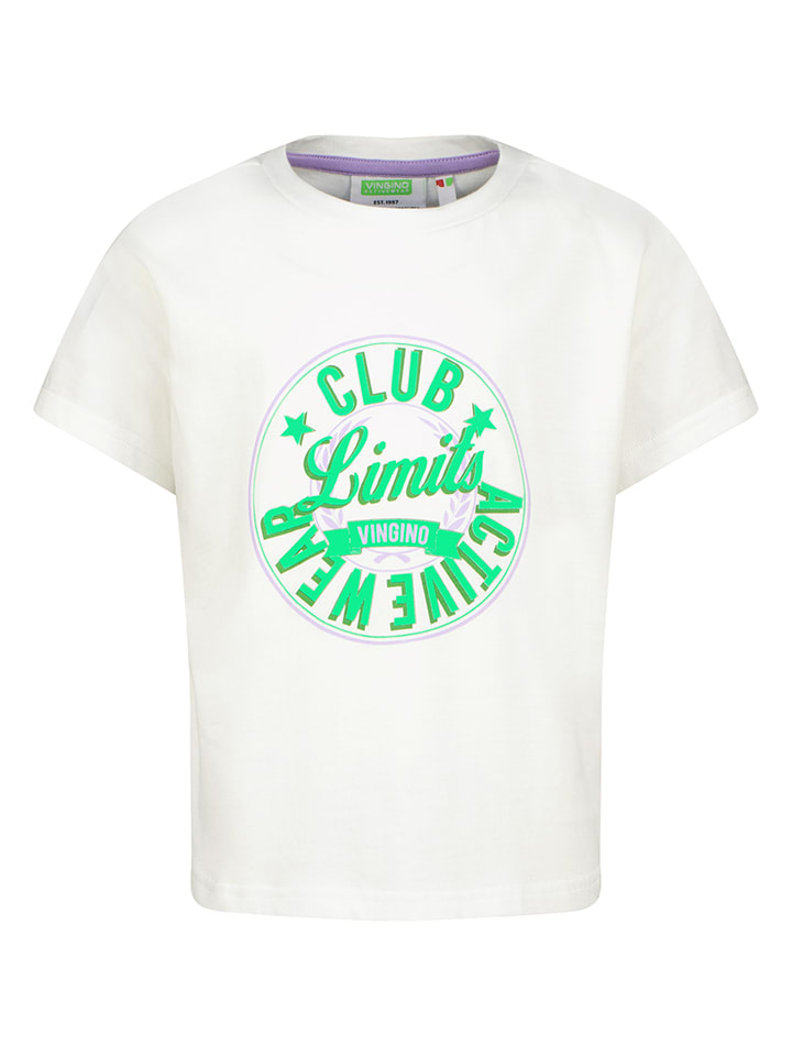 Vingino Koszulka "Hailey" w kolorze kremowym rozmiar: 128