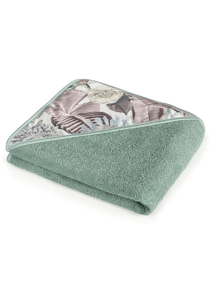 CXL by Christian Lacroix Ręcznik kąpielowy w kolorze zielonym z kapturem rozmiar: 70x70 cm