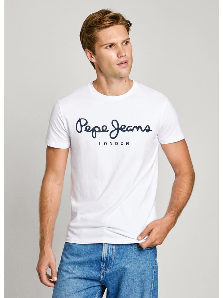 Pepe Jeans Koszulka w kolorze białym rozmiar: L
