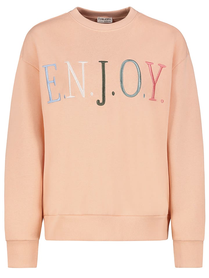 Sublevel Bluza w kolorze brzoskwiniowym rozmiar: M