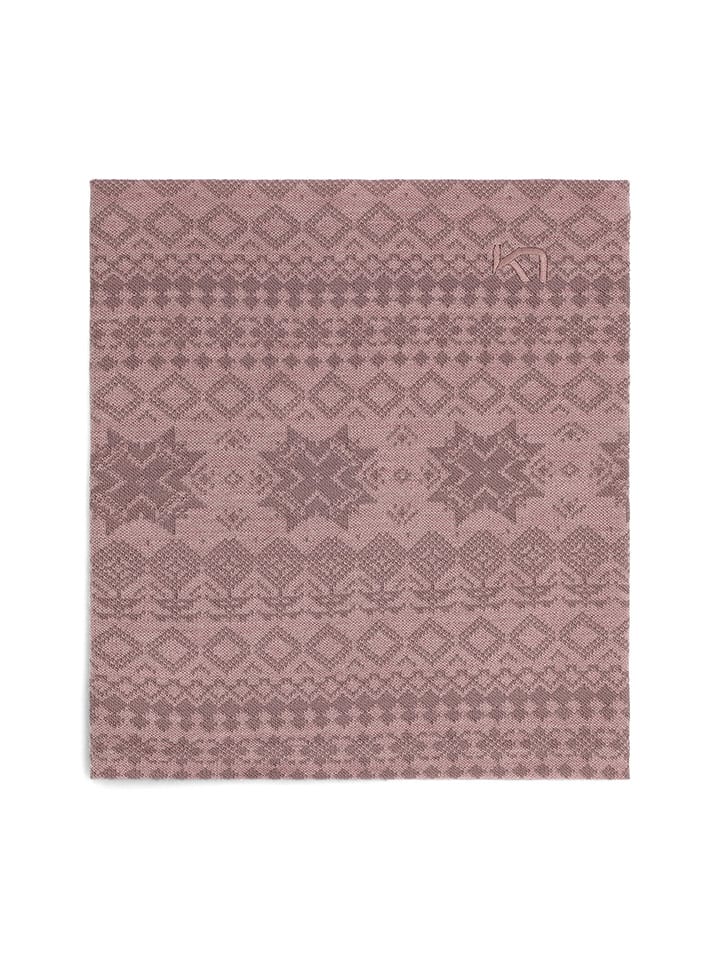 KARI TRAA Wełniany szal-koło w kolorze jasnoróżowym rozmiar: onesize