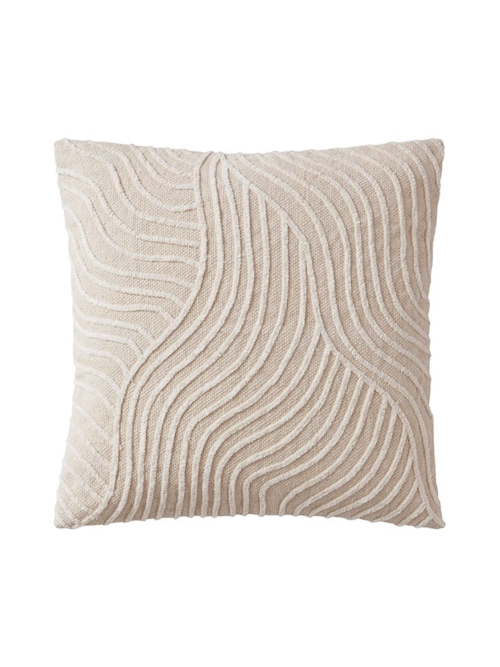 Jotex Poszewka "Cole" w kolorze kremowo-białym na poduszkę rozmiar: 50x50 cm