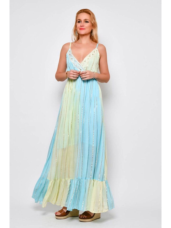 H.H.G. Sukienka w kolorze błękitno-zielonym rozmiar: L