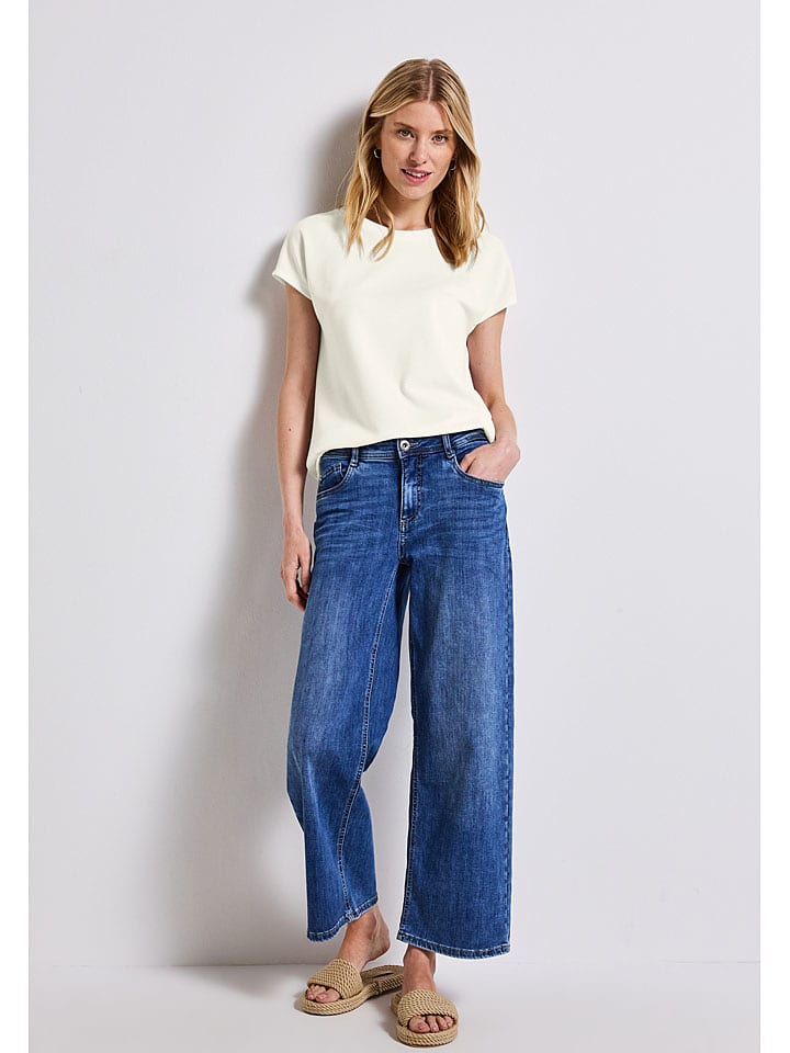 Street One Koszulka w kolorze kremowym rozmiar: 36