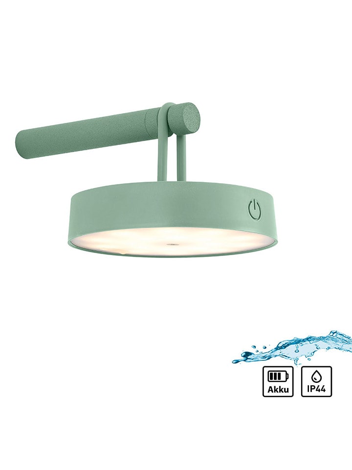 Just Light Lampa ścienna LED "Arma" w kolorze zielonym - 19 x 8,7 cm rozmiar: onesize