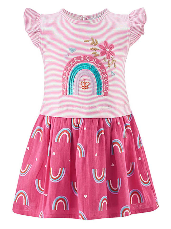 happy girls by Eisend Sukienka w kolorze jasnoróżowo-różowym rozmiar: 86