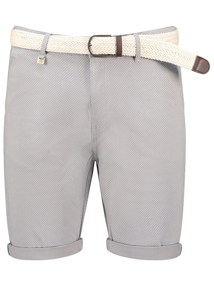 Geographical Norway Bermudy "Podex" w kolorze szarym rozmiar: S