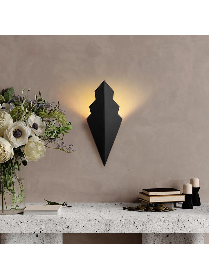 Opviq Lampa ścienna w kolorze czarnym - 17 x 40 cm rozmiar: onesize