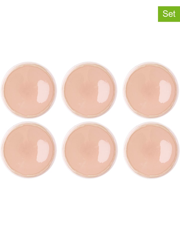 Björn Talerze obiadowe (6 szt.) "Oxygen" w kolorze jasnoróżowym - Ø 27 cm rozmiar: onesize