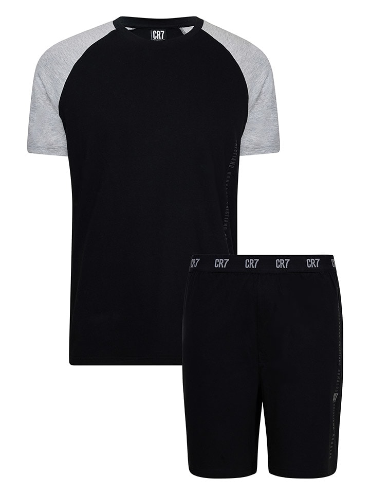 CR7 Piżama w kolorze czarnym rozmiar: S