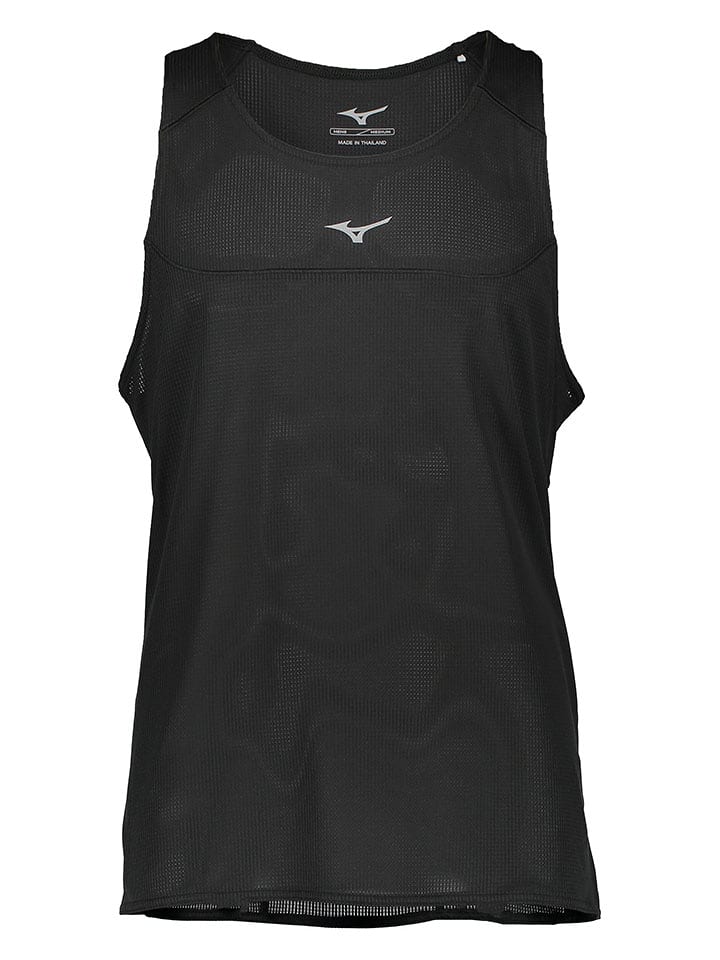 Mizuno Top funkcyjny "DryAeroFlow" w kolorze czarnym rozmiar: L