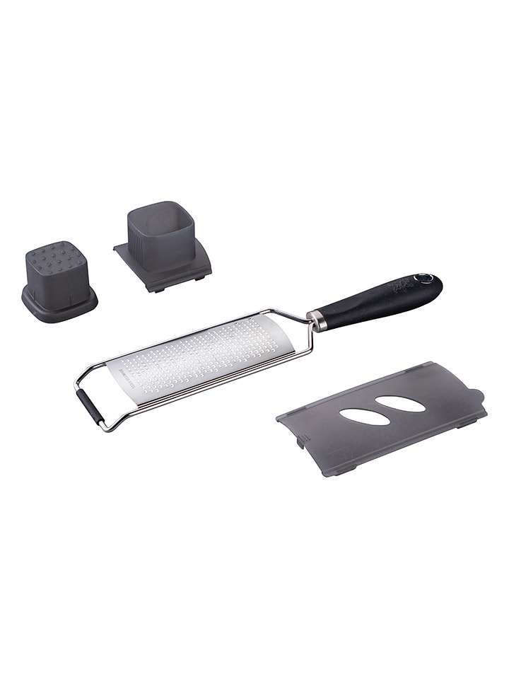 Fackelmann Tarka ręczna w kolorze srebrno-czarnym - dł. 31 cm rozmiar: onesize