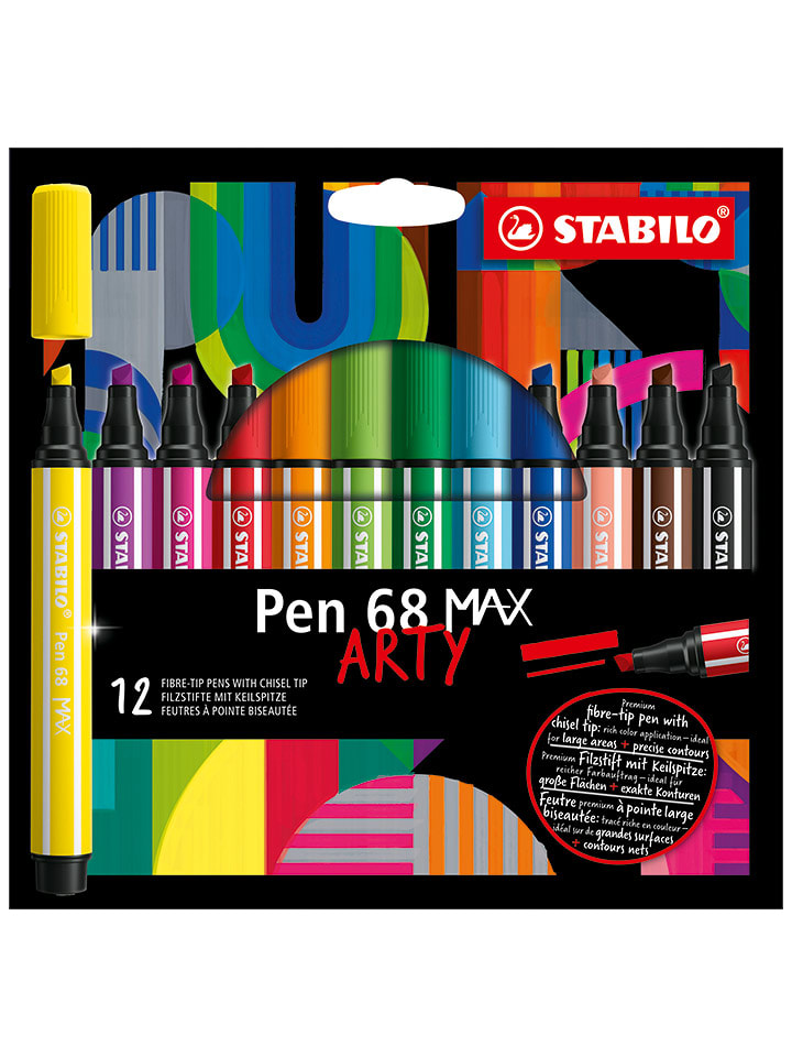 STABILO Mazaki (12 szt.) "STABILO Pen 68 MAX ARTY" rozmiar: onesize