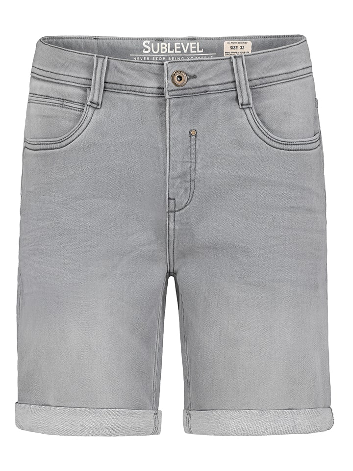 Sublevel Szorty dżinsowe w kolorze szarym rozmiar: W30