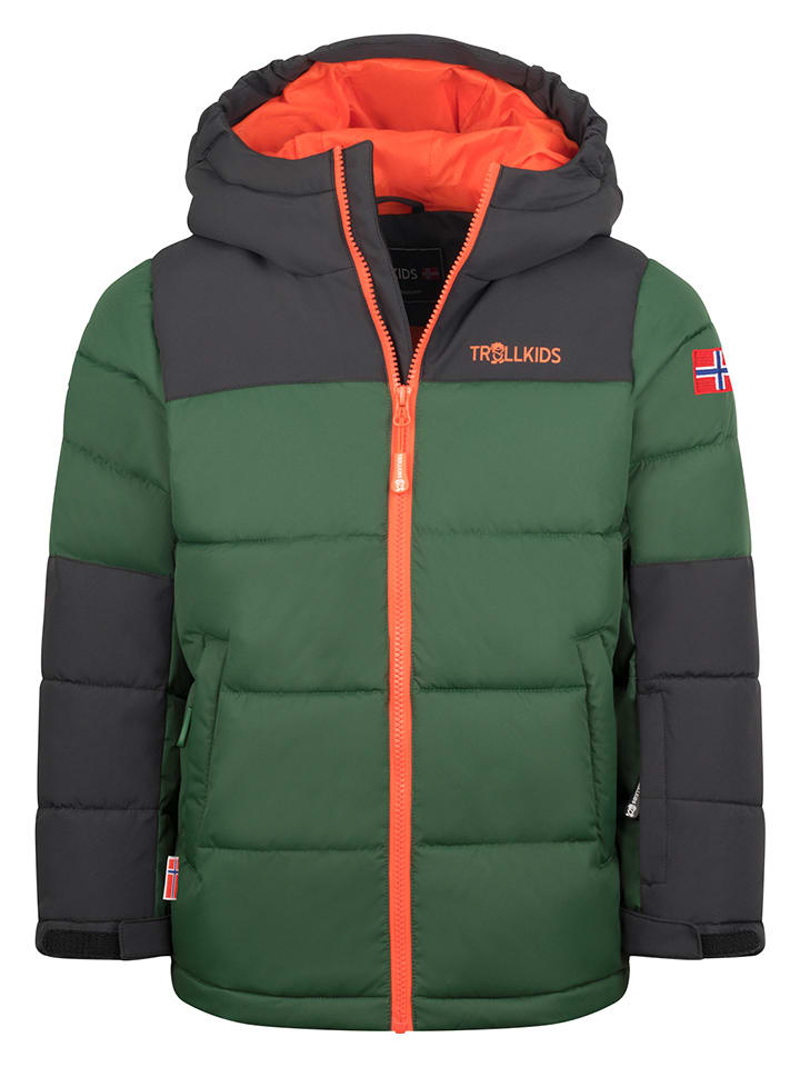 Trollkids Kurtka zimowa "Narvik" w kolorze zielonym rozmiar: 116