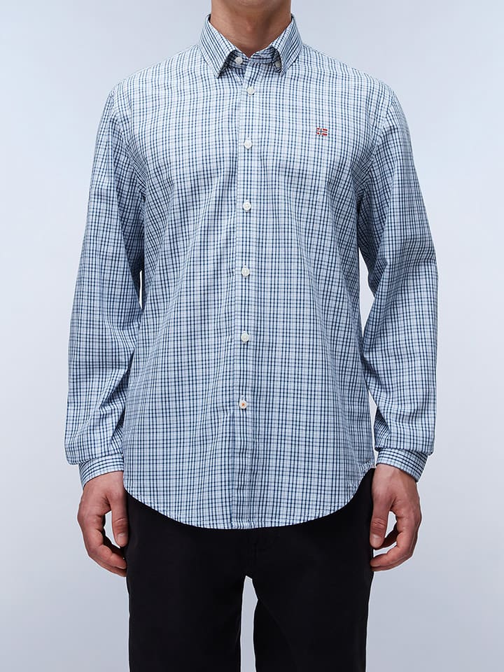 Napapijri Koszula - Regular fit - w kolorze błękitnym rozmiar: S