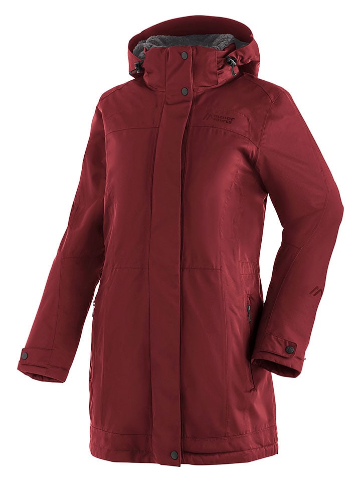 Maier Sports Płaszcz funkcyjny "Lisa 2.1" w kolorze bordowym rozmiar: 44