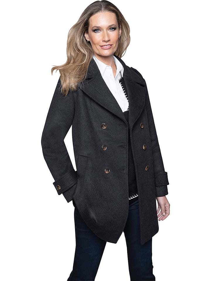 Heine Płaszcz przejściowy w kolorze czarnym rozmiar: 46