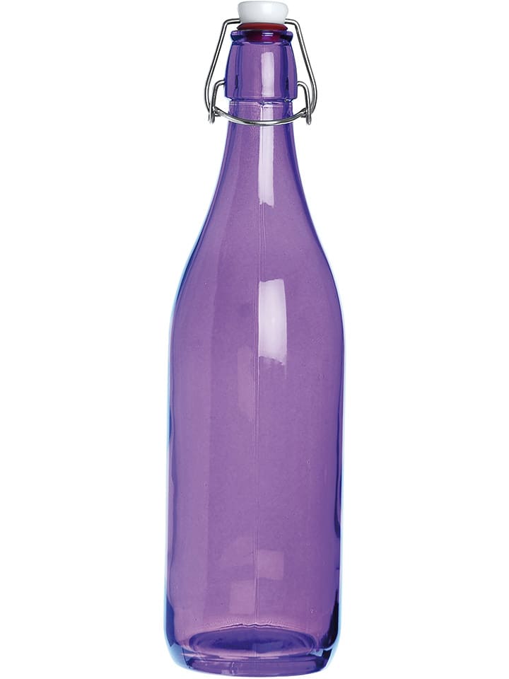 Trendy Kitchen by EXCÉLSA Butelka "Fresh" w kolorze fioletowym - 1 l rozmiar: onesize