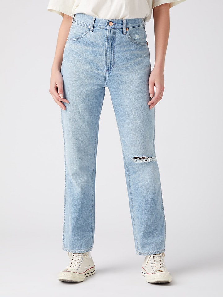 Wrangler Dżinsy - Regular fit - w kolorze błękitnym rozmiar: W33/L34