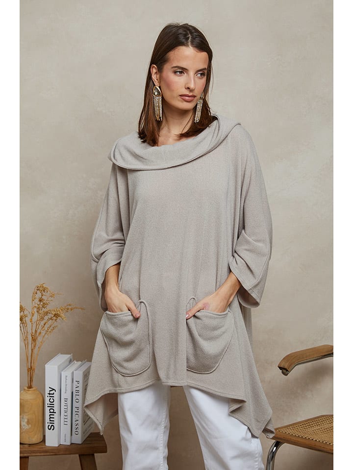 Plume Sweter "Marechal" w kolorze beżowym rozmiar: S