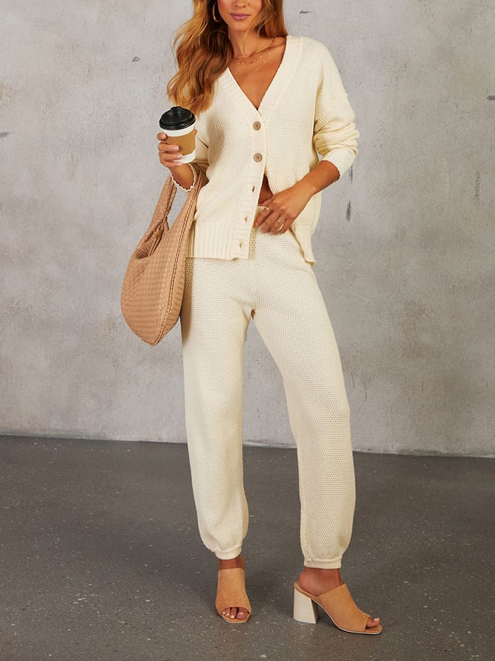 Milan Kiss Kardigan w kolorze kremowym rozmiar: XL