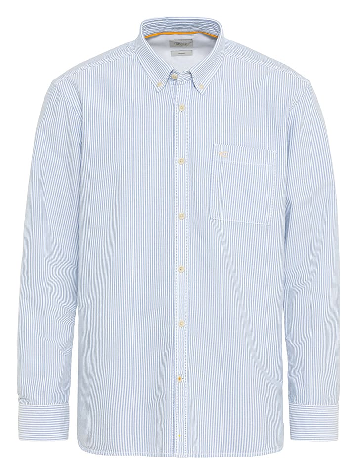 Camel Active Koszula - Regular fit - w kolorze błękitno-białym rozmiar: 6XL