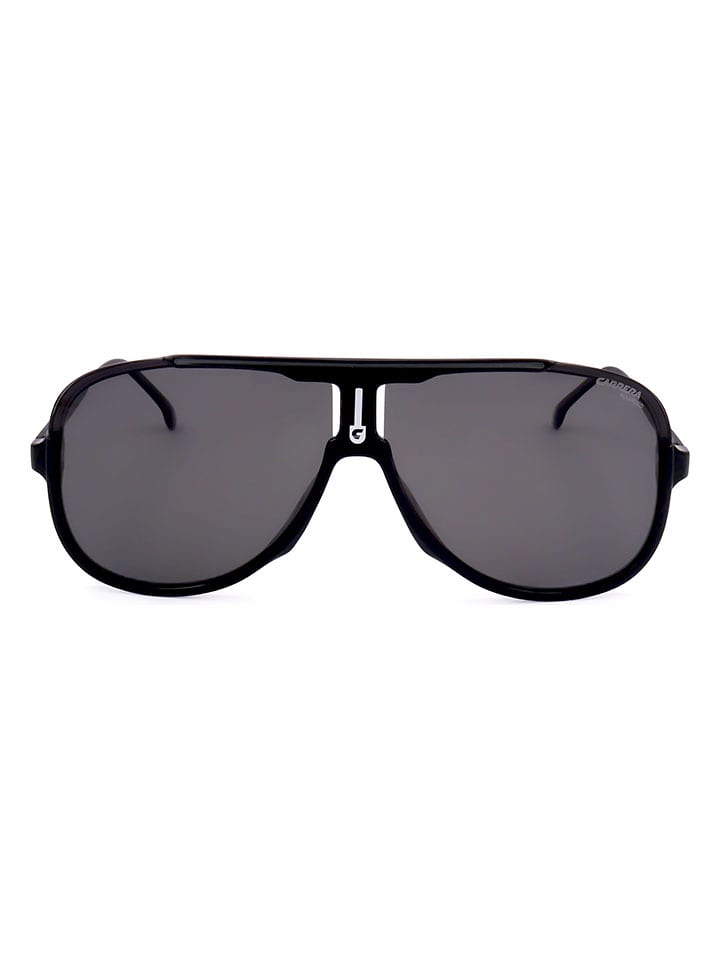 Carrera Męskie okulary przeciwsłoneczne w kolorze czarno-granatowym rozmiar: 64