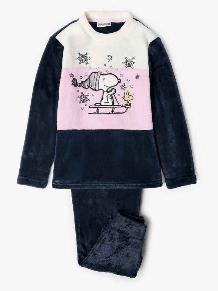 Peanuts Piżama "Peanuts" w kolorze granatowo-jasnoróżowym rozmiar: 104