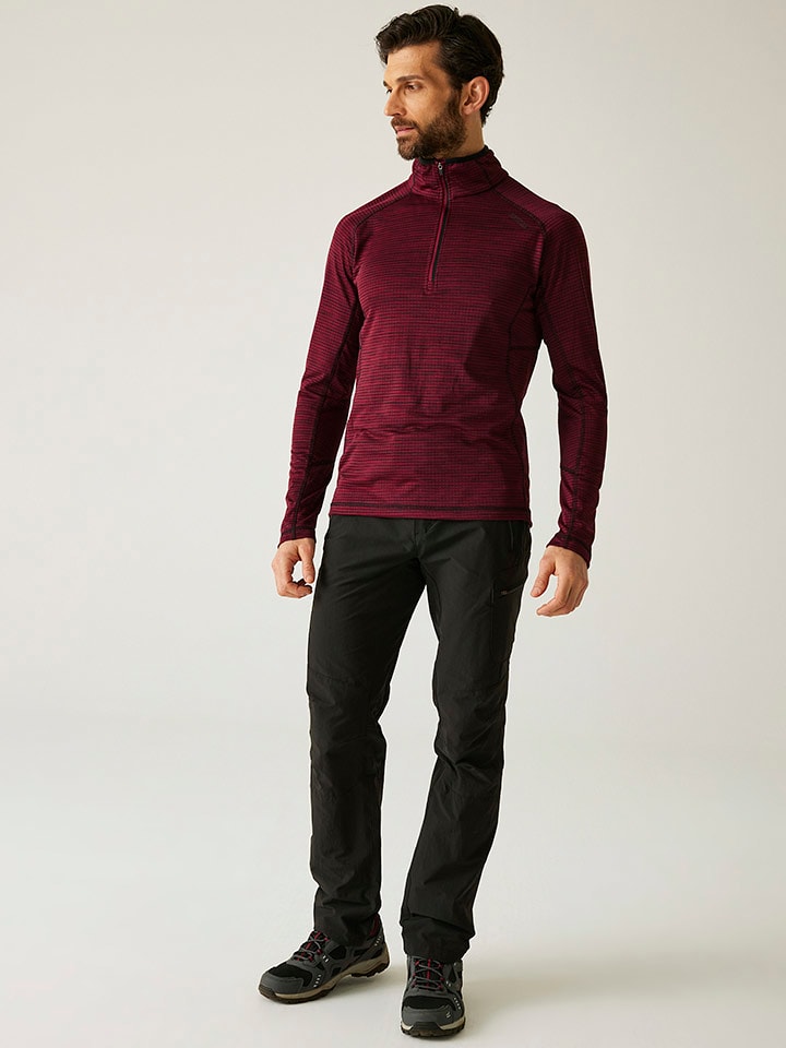 Regatta Bluza polarowa "Yonder II" w kolorze bordowym rozmiar: XL