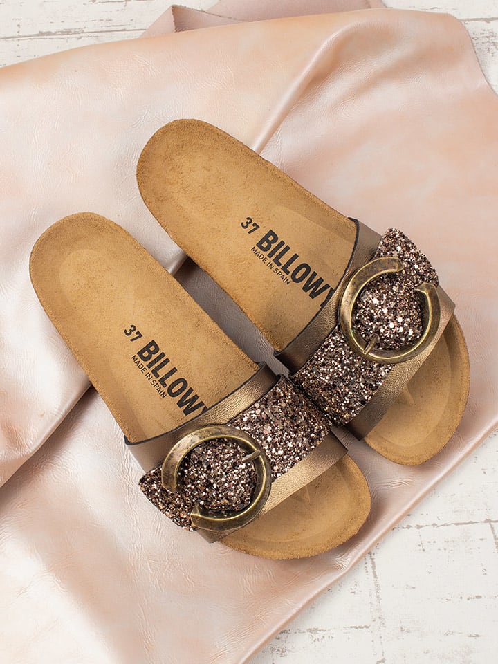 billowy Klapki w kolorze brązowym rozmiar: 37