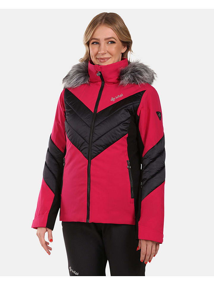 Kilpi Kurtka narciarska "Lin" w kolorze różowo-czarnym rozmiar: 38