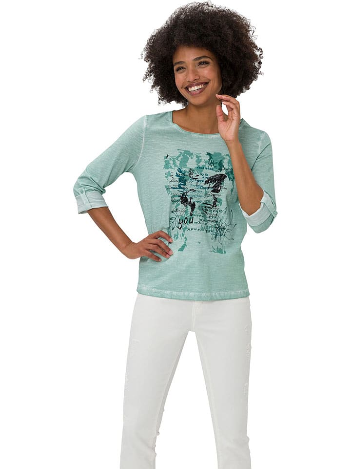 Heine Koszulka w kolorze miętowym rozmiar: 46