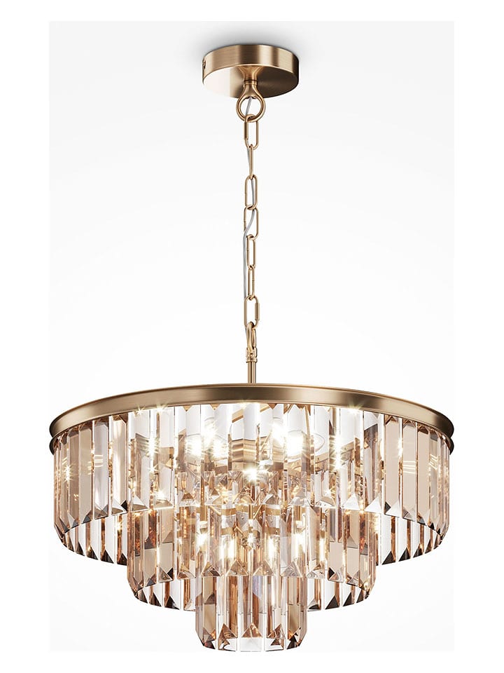 Maytoni Lampa wisząca "Revero" w kolorze złotym - wys. 115 x Ø 50 cm rozmiar: onesize