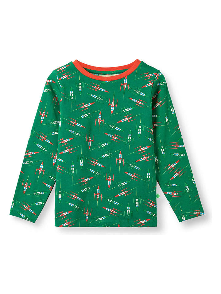 Småfolk Koszulka w kolorze zielonym rozmiar: 122/128