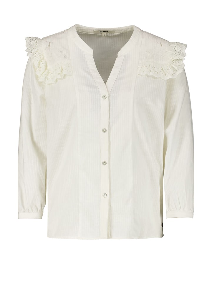 Garcia Bluzka w kolorze białym rozmiar: L