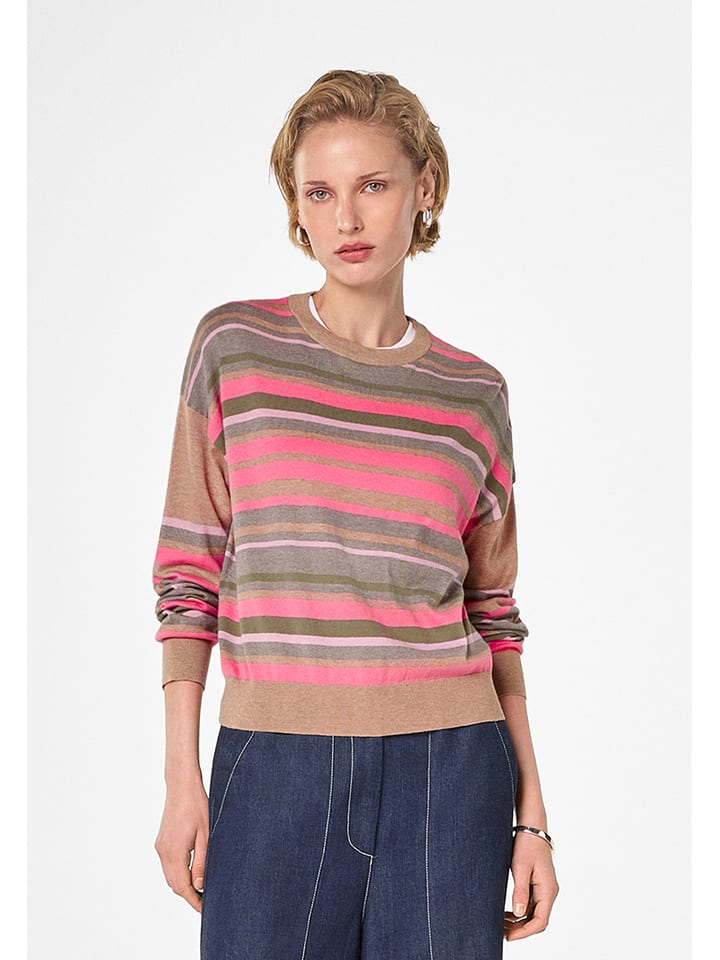 Rodier Sweter w kolorze jasnoróżowo-beżowym rozmiar: XL