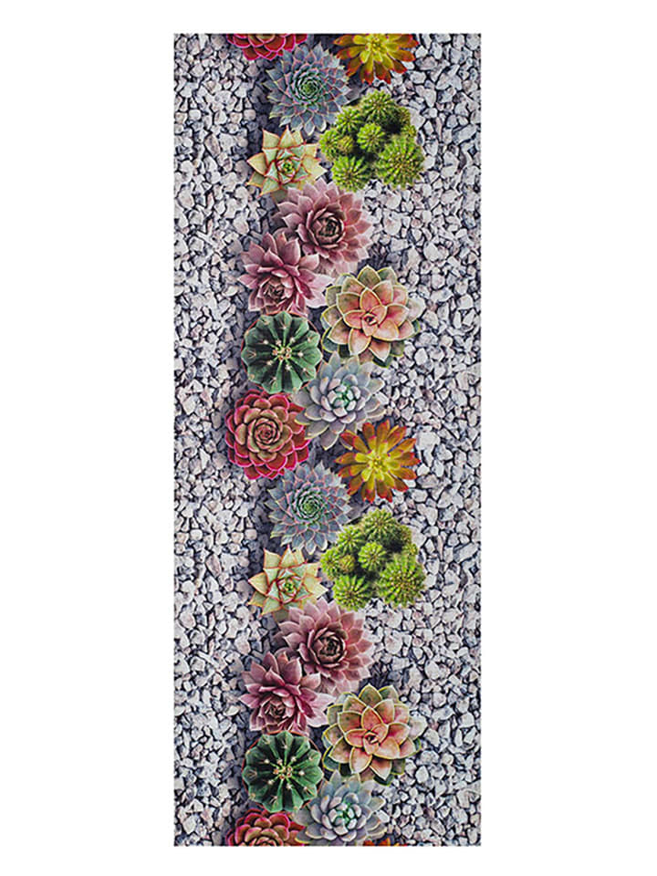 Atticgo Chodnik "Sprinty" w kolorze szarym ze wzorem rozmiar: 52x200 cm