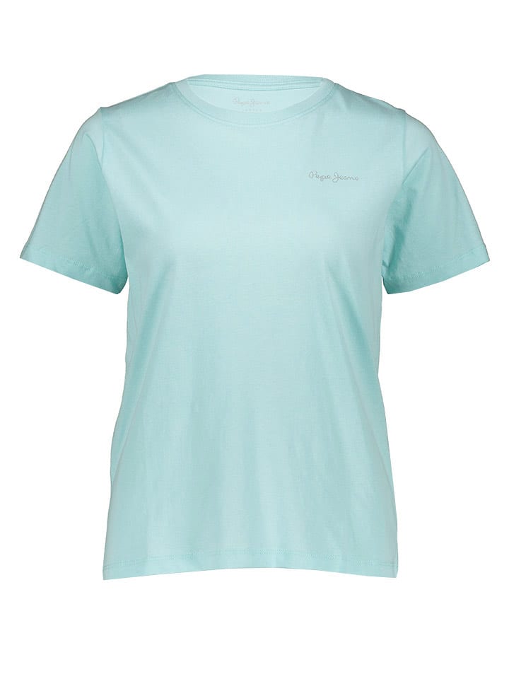 Pepe Jeans Koszulka w kolorze turkusowym rozmiar: XS