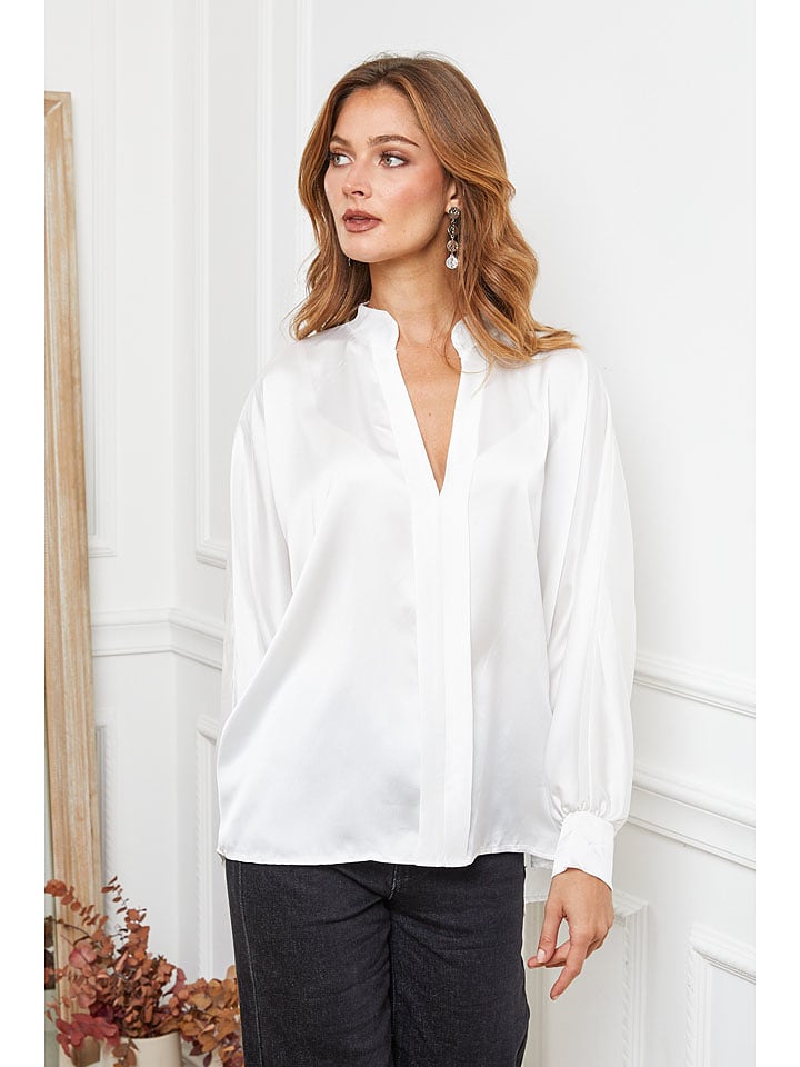 Joséfine Bluzka "Patrick" w kolorze białym rozmiar: M